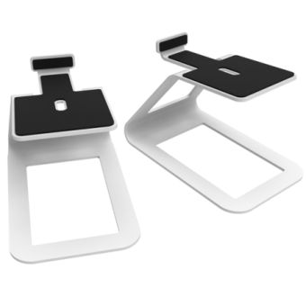 Kanto SE4 Medium Elevated Desktop Speaker Stands (White)
