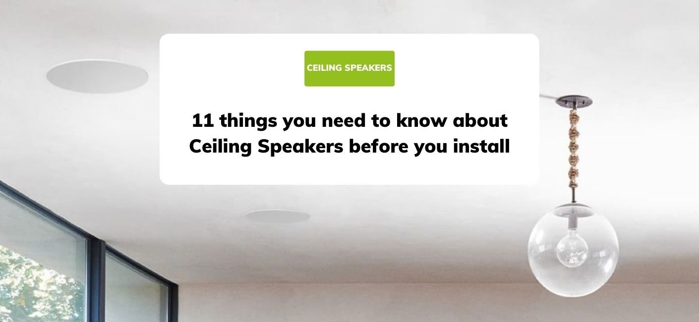 How to Install Speakers in Ceiling 