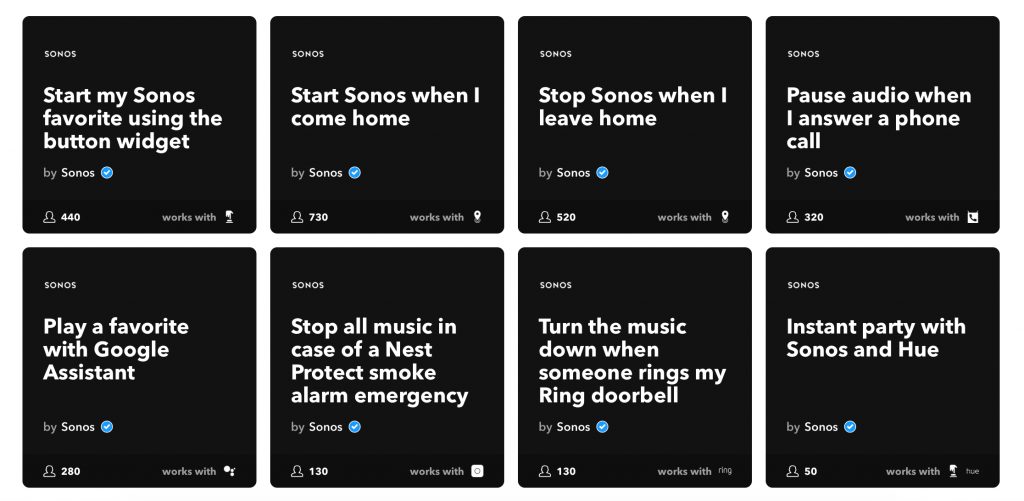 sonos-ifttt