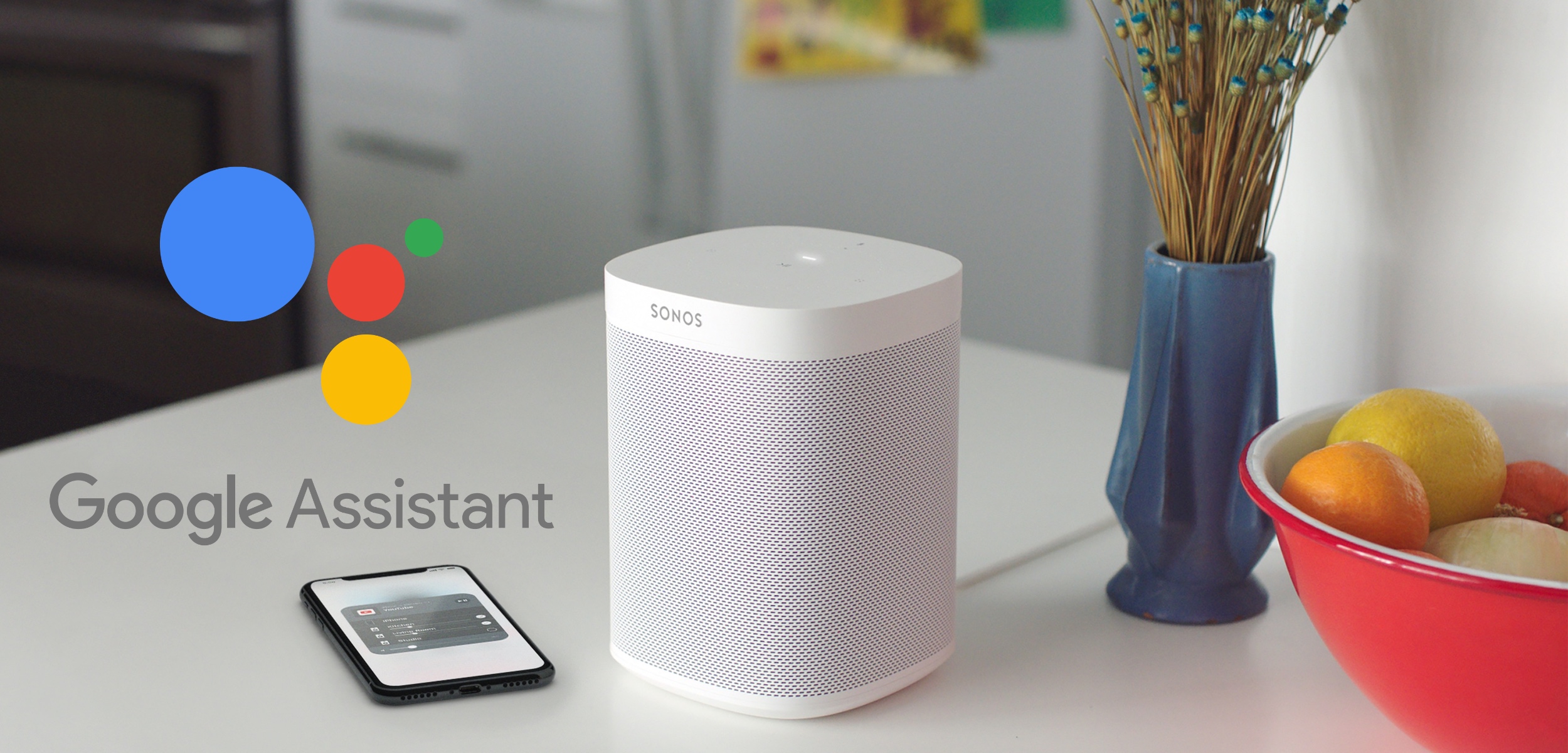 Google Assistant has landed on Sonos in the