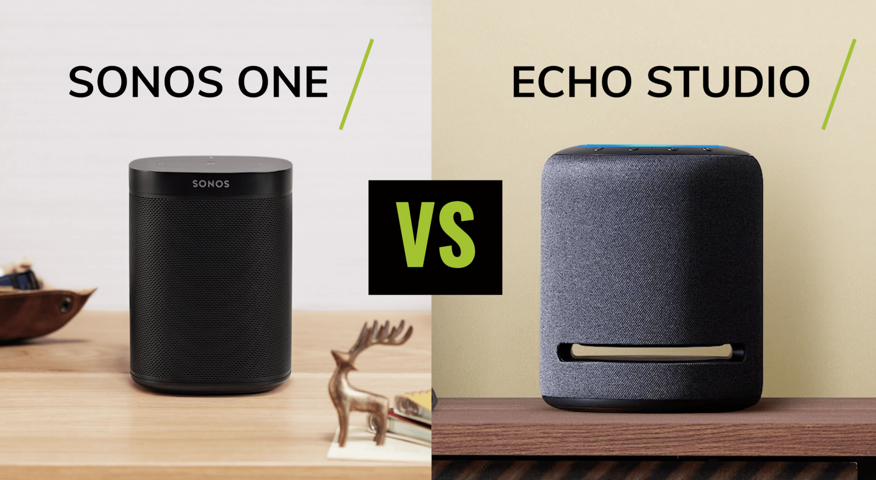 Sonos One vs Amazon Echo - Which speaker right