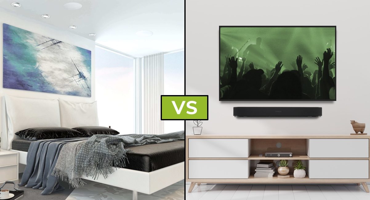 In-Ceiling Speakers vs Wireless Speakers - which are right for you?
