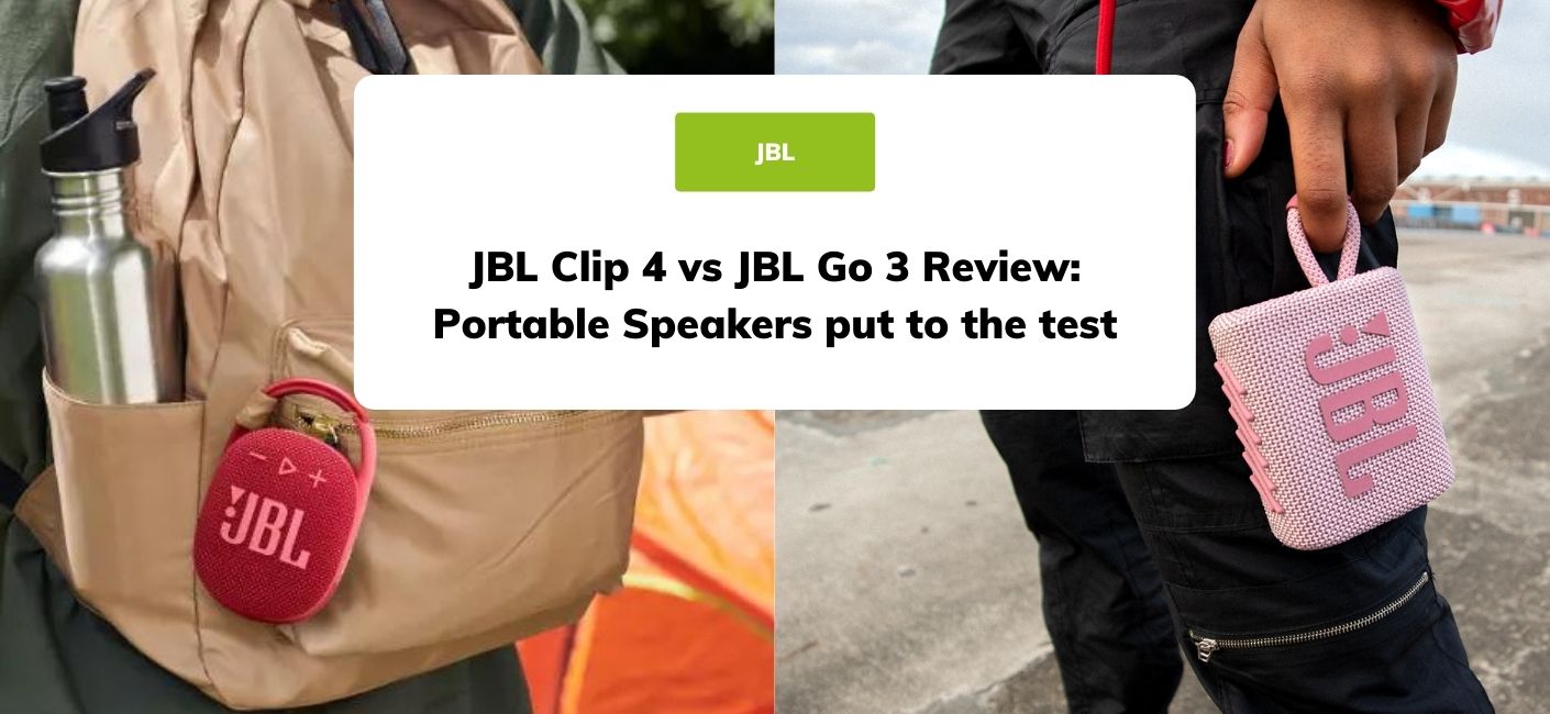 JBL Go 3: Portable Speaker with Bluetooth, Built-in Battery, Black & Clip  4: Portable Speaker with Bluetooth, Built-in Battery, Waterproof and
