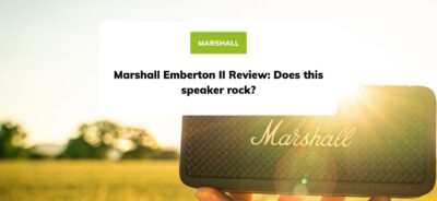 Marshall Emberton II Review: Does this speaker rock?