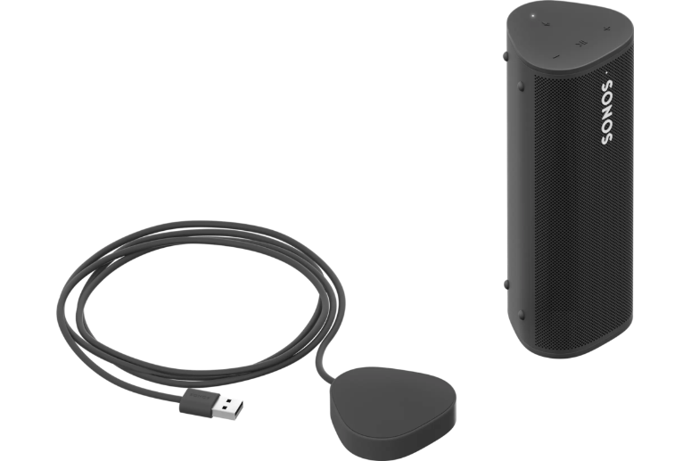 Sonos Roam charging bundle black png
