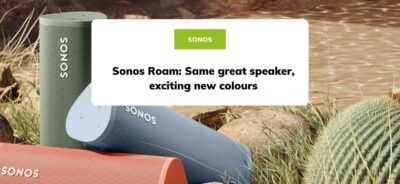 Sonos Roam: Same great portable speaker, exciting new colours