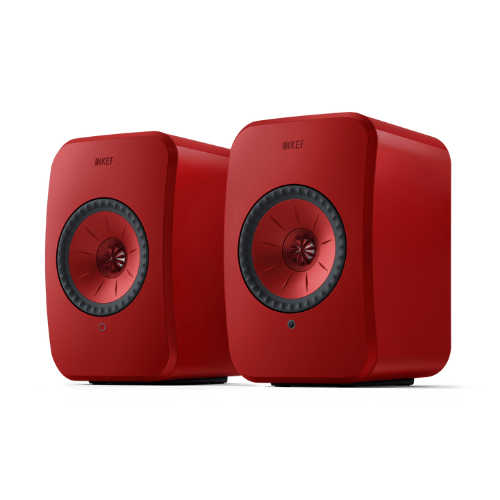 KEF LSX ii red