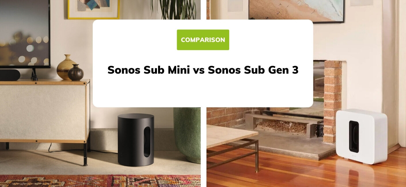Halvkreds Forenkle en gang Sonos Sub Mini vs Sub (Gen 3) Comparison | Smart Home Sounds
