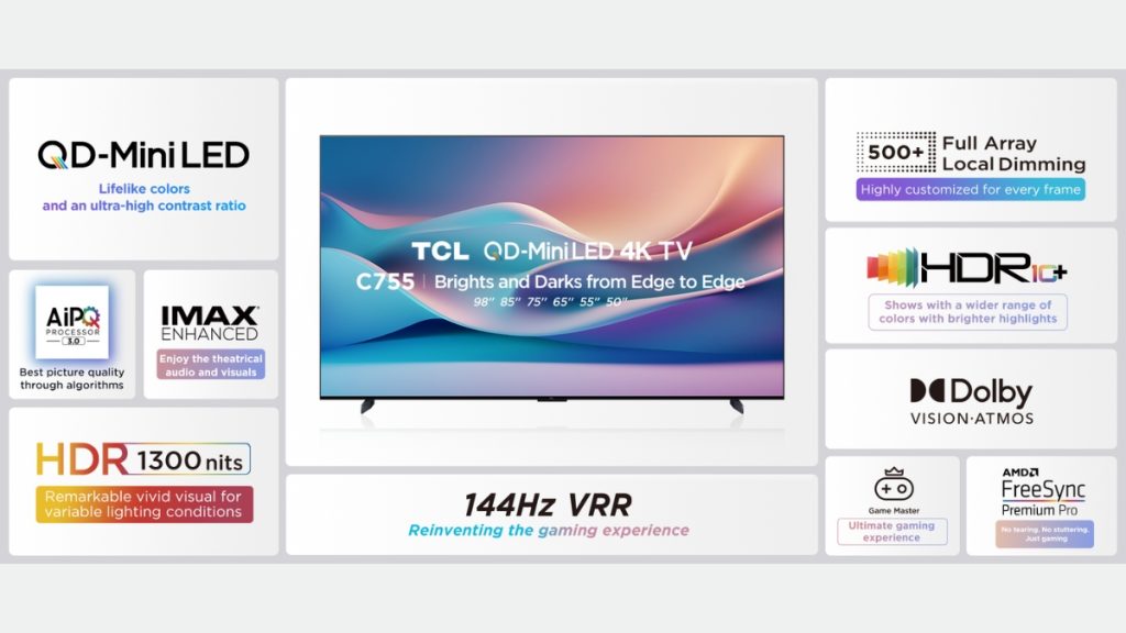 TCL C755 Specifications