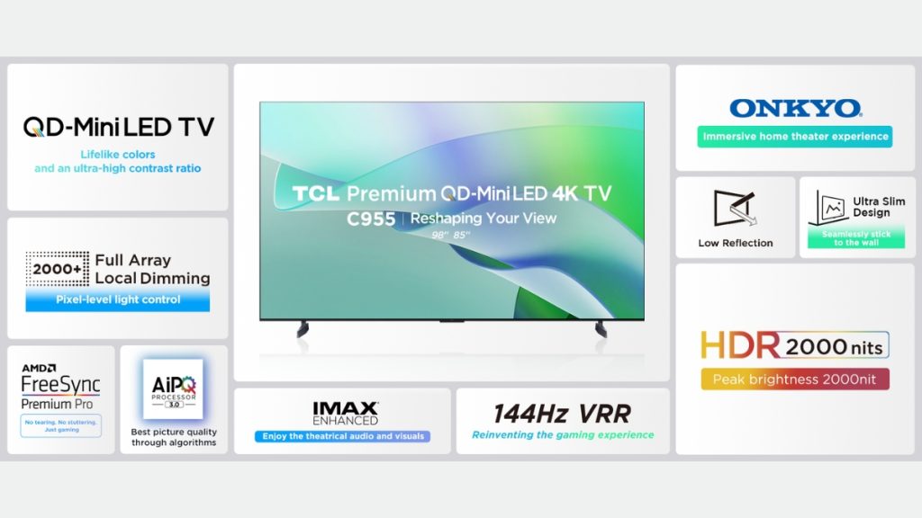 TCL C955 Specifications