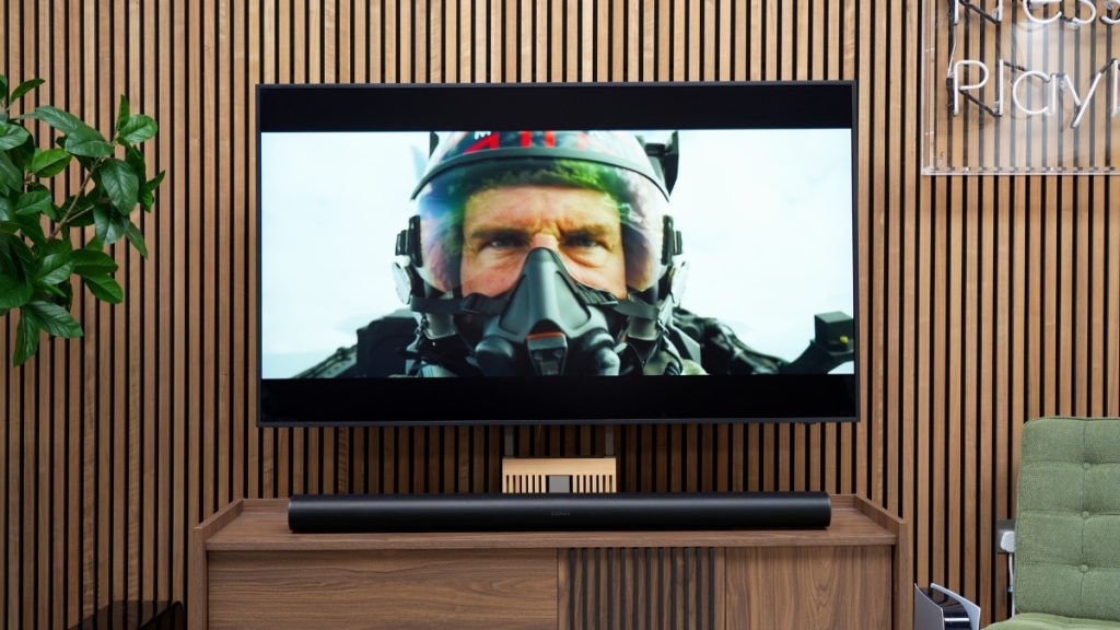 Samsung Frame playing Top Gun